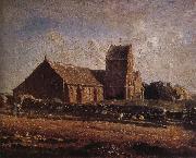 Jean Francois Millet Church oil painting reproduction
